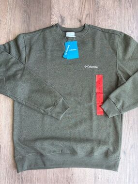 Columbia Men’s Heather Green Crewneck Sweatshirt Sz.M